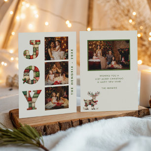 Fotos de Navidad en Collage Patchwork Joy