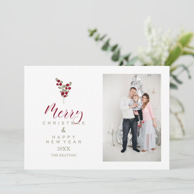 Fotos de Navidades clásicos de las feriadas navide (Anverso de pie)