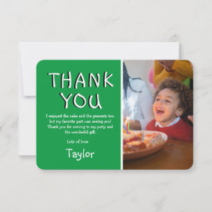Fotos de niños modernos Cumpleaños   Tarjeta de ag