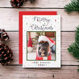 Fotos de perro del Mascota de Feliz Navidad