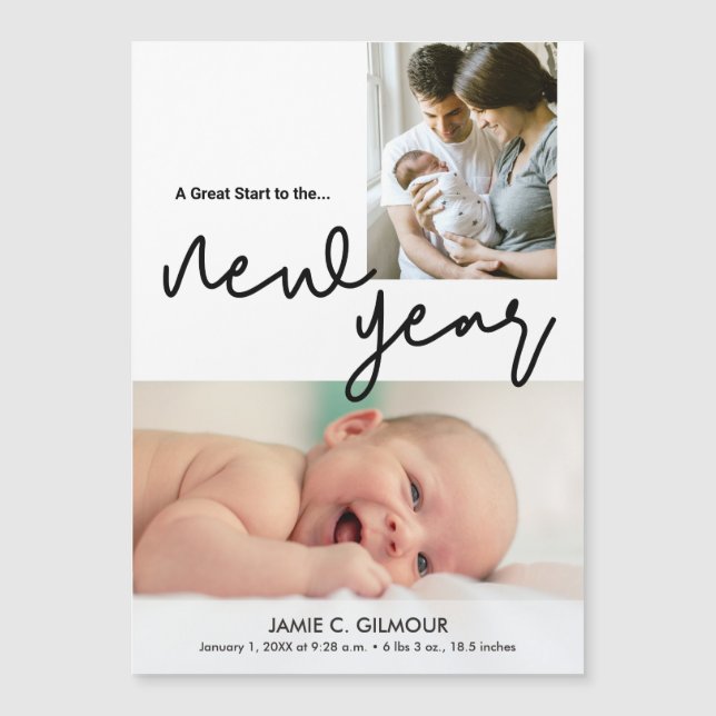 Fotos de un gran comienzo de Año Nuevo para los be (Anverso)