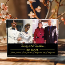 Fotos del aniversario de oro y ahora