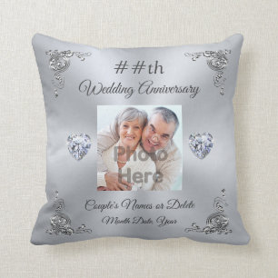 Fotos del aniversario, ideas de regalo, almohada d