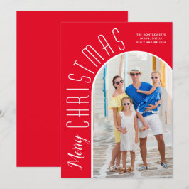 Fotos del Arco Rojo de Feliz Navidad