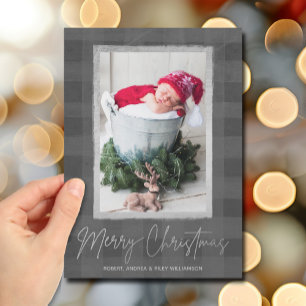 Fotos del cheque de búfalo de navidad de Feliz