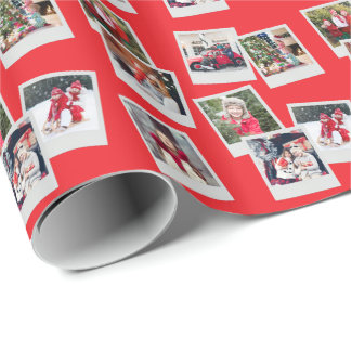 Fotos Dispersas Papel de Regalo Personalizado