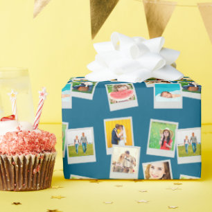 Fotos Dispersas Papel de Regalo Personalizado
