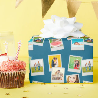 Fotos Dispersas Papel de Regalo Personalizado