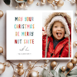 Fotos divertidas de color moderno Feliz Navidad