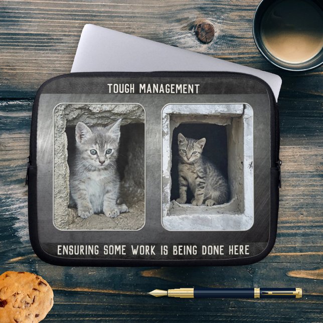 Fotos divertidas de gato Funda para portátil de cu (Subido por el creador)