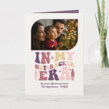 Fotos divertidas de Navidad retro con rubor y baya