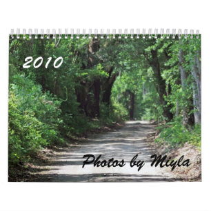 Fotos escénicas del calendario 2010 de las