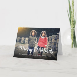 Fotos familiares personalizadas de Feliz Navidad