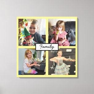 Fotos Familiares Personalizadas Impresión en Lienz