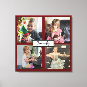 Fotos Familiares Personalizadas Impresión en Lienz