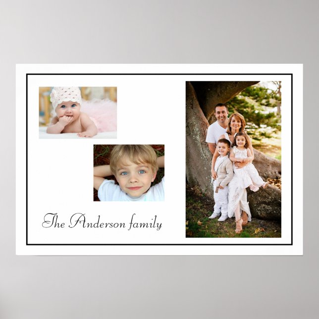 Fotos familiares todo arte / Poster (Frente)