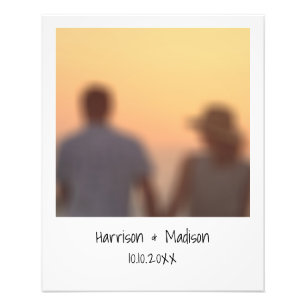 Fotos instantáneas retro nombres personalizado pos