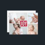 Fotos modernas de anuncio de nacimiento Tarjeta po<br><div class="desc">Fotos modernas de anuncio de nacimiento Tarjeta postal de vacaciones</div>