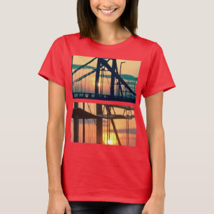 Fotos originales del puente en la camiseta de las
