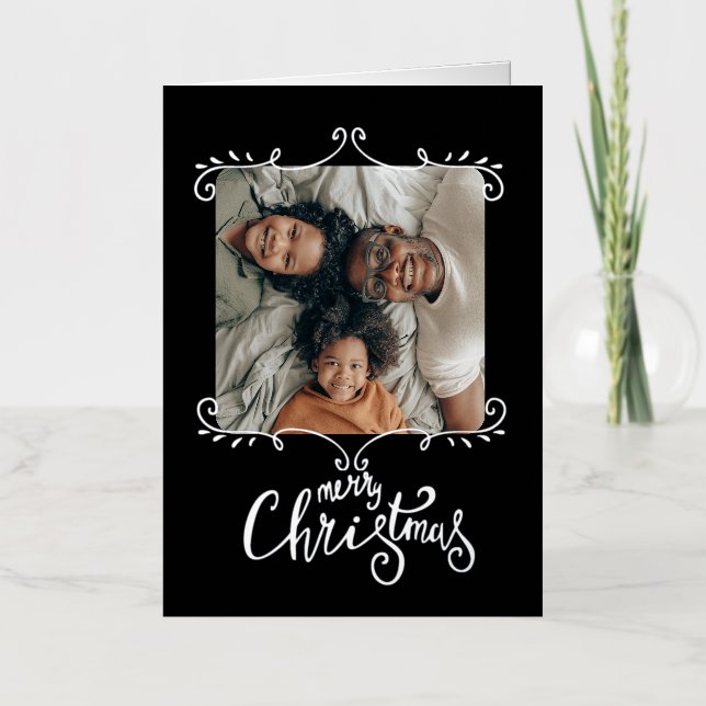 Fotos personalizadas de Feliz Navidad (Anverso)