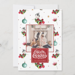 Fotos personalizadas de Feliz Navidad Ave de Invie