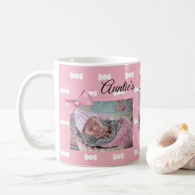 Fotos personalizadas de la taza de café de (Con donut)