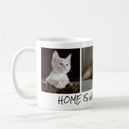 Fotos personalizadas del gato en taza de café