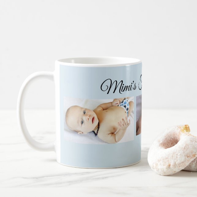 Fotos personalizadas preferidas de la taza del (Con donut)