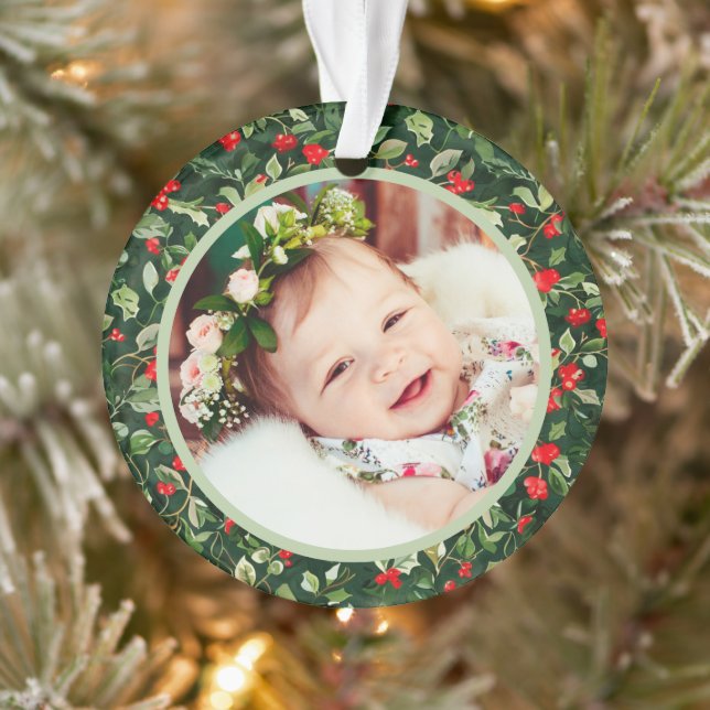 Fotos personalizadas Regalo de ornamento de Navida (Árbol)