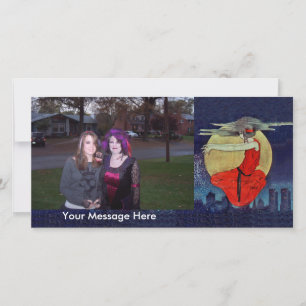 Fotos personalizadas Vintage Woman Flotando