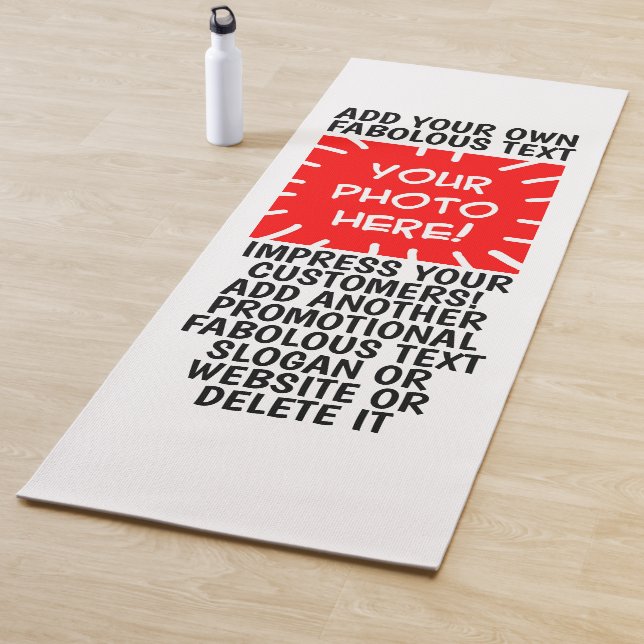 Fotos personalizadas y mensajes de texto Yoga Mats (In situ)