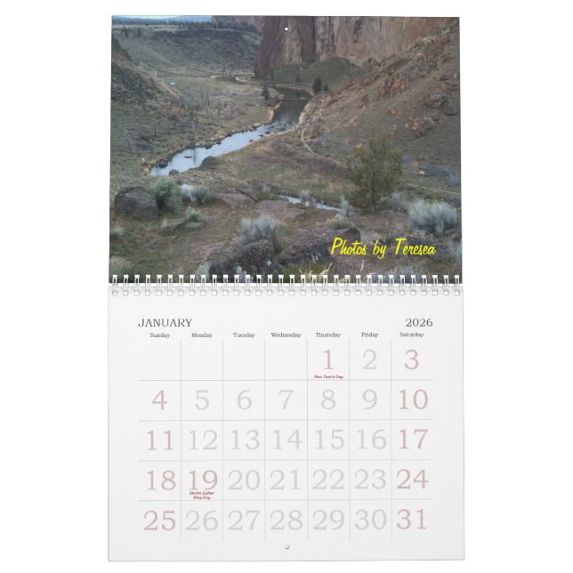 Fotos por el calendario de Teresea (Jan 2026)