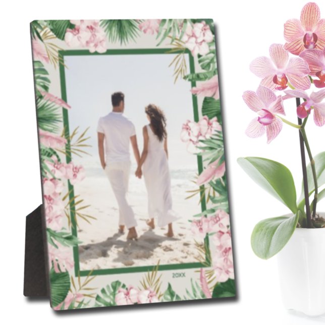 Fotos sin Marco con Borde Floral Tropical (Subido por el creador)