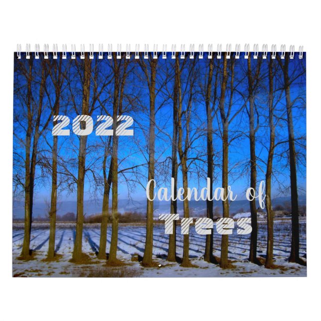Fotos únicas de árbol del calendario mundial 2022 (Tapa)