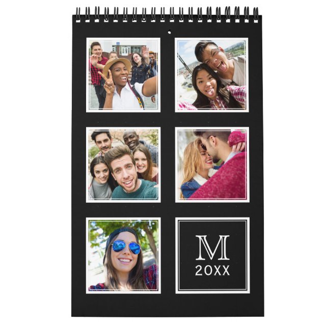 Fotos y calendario del personalizado de monografía (Tapa)