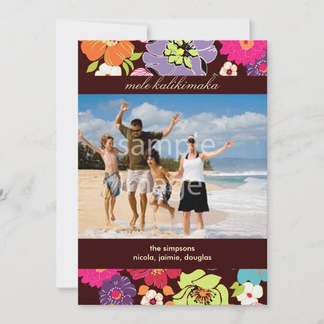 Fototarjetas de vacaciones/ invitaciones (Anverso)