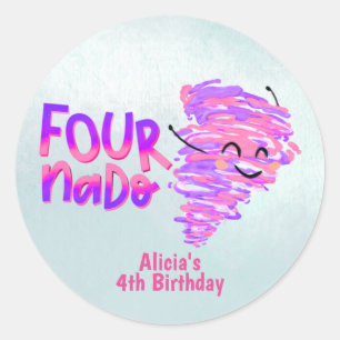 Fournado T-Shirt Classic Round Pegatina