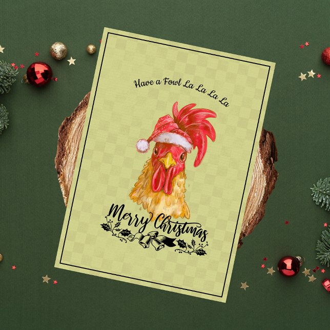 Fowl La La La La La Chicken Feliz Navidad (Subido por el creador)