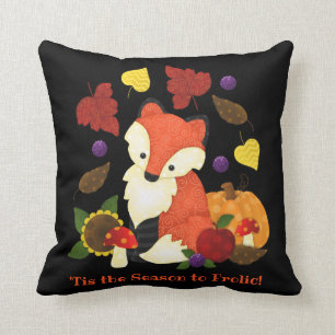 Fox 16" de la caída x 16" almohada de encargo