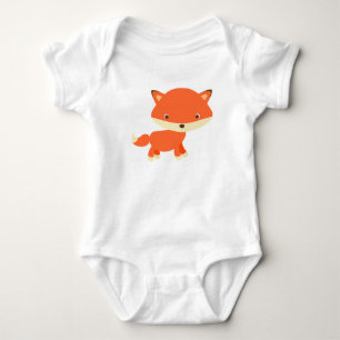 Fox adorable del bebé - mono del jersey del bebé
