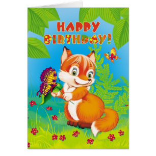 fox and butterfly