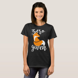 Fox cero dado - camiseta (negro)
