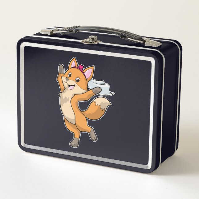 Fox como novia con velo y corazón (Anverso)