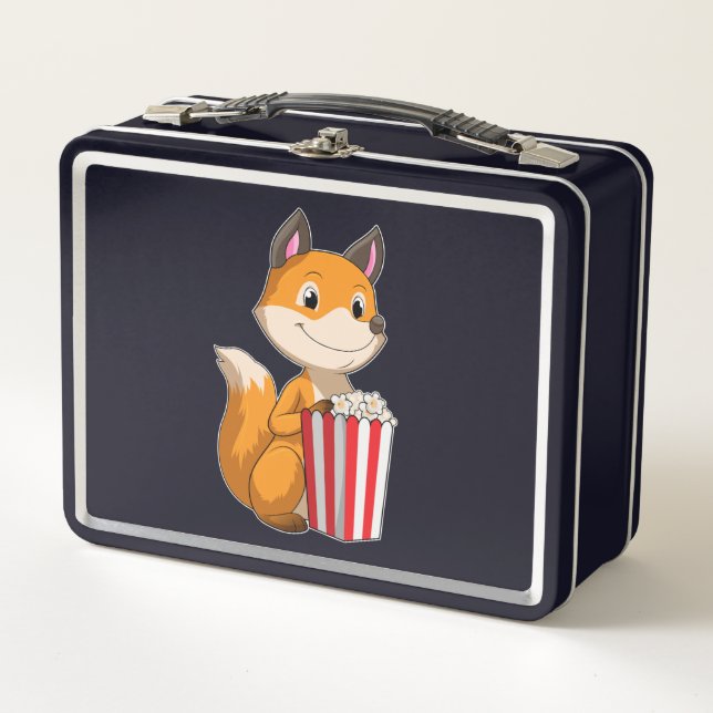 Fox con Popcorn (Anverso)