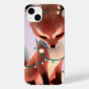 Fox de bebé con luces de hadas iPhone 14 + Funda