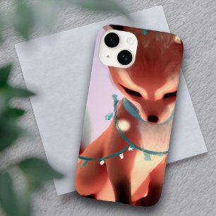 Fox de bebé lindo con Funda para iPhone 14 con luc