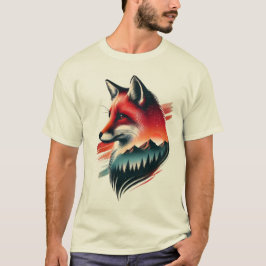 Fox de Espíritu Salvaje - Camiseta Artística Inspi
