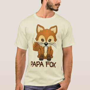 Fox de la papá - Camisetas de la familia del Fox