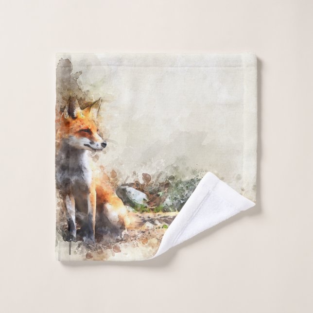 Fox en la pintura salvaje (Toallita)