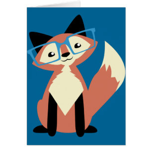 Fox lindo de los vidrios del inconformista